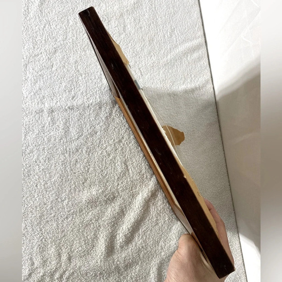 Vintage Korn Hand Painted Landscape Framed Painting Wall Art - Picture 7 of 12